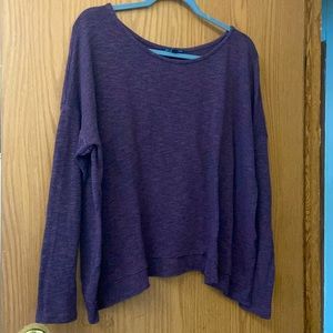 American Eagle Long Sleeve Open- Symmetrical cut sweater